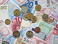 Image 23Coins and banknotes of the Euro, the single-currency introduced from 1999 (from History of the European Union)