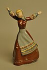 Jean Manley peasant girl figurine.