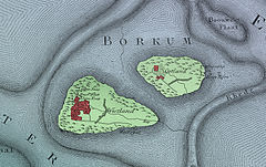 One of Lecoq's maps, showing an island