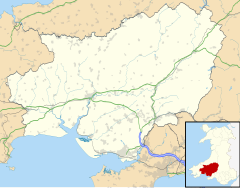Eglwyscummin is located in Carmarthenshire