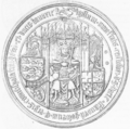 Seal of Christopher III "of Bavaria", 1440s