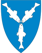 Coat of arms of Kvalsund Municipality (1987-2019)