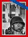 Image 22Time magazine (October 7, 1957), featuring Army paratroopers at Little Rock. (from History of Arkansas)