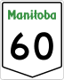 Provincial Trunk Highway 60 marker