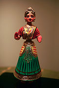 A dancing Golu doll from Thanjavur