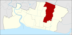 District location in Samut Prakan province