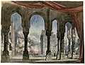 Image 178Set design for Act 5 of La reine de Chypre, by Charles-Antoine Cambon (restored by Adam Cuerden) (from Wikipedia:Featured pictures/Culture, entertainment, and lifestyle/Theatre)