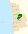 Barrylb map of Perth (2010)