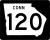 State Route 120 Connector marker