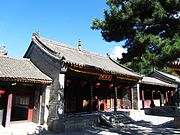 The Benzun Hall (本尊殿) at Luohou Temple.