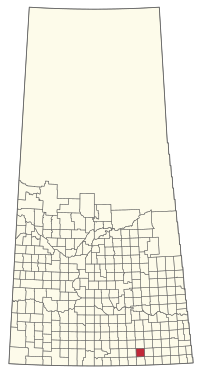 Location of the RM of Lomond No. 37 in Saskatchewan