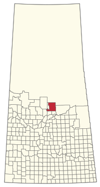 Location of the RM of Paddockwood No. 520 in Saskatchewan