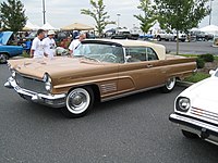 1960 Continental Mark V convertible, with top raised