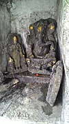 Ancient rock-cut idols in Binsar