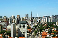 View of Pinheiros and Rebouças Avenue