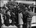 Families of Japanese ancestry being removed from Byron during World War II