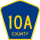 County Road 10A marker