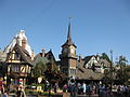 Image 56Fantasyland (Peter Pan's Flight in the foreground and the Matterhorn Bobsleds in the background) (from Disneyland)
