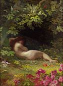 Eve after Falling into Sin (1883), by Johann Köler (1826–1899)
