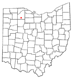 Location of Cygnet, Ohio