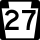 Pennsylvania Route 27 Truck marker