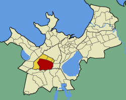 Mustamäe subdistrict within Mustamäe District.