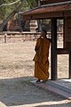 Buddhist monk in Ayutthaya