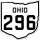 State Route 296 marker