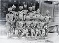 Sikh and Muslim soldiers with medals, Indian Army, Beijing, ca.1900