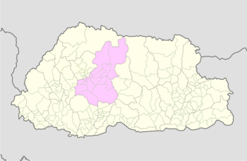 Location of Thedtsho Gewog