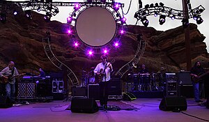 Widespread Panic performing at Red Rocks Amphitheatre in 2010
