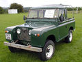 My 1961 Land Rover Series IIA 2.25 litre 4 cylinders OHV petrol engine Short wheel-base (88") Purchased in 1990. Shown here with its pickup type removable cab. Also own the original removable "full tilt" top with sliding side-windows, in the original colour, antelope.