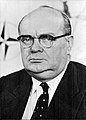 Image 32Paul-Henri Spaak, three-times Prime Minister and author of the Spaak Report, was a staunch believer in international bodies, including the ECSC and EEC (from History of Belgium)