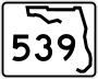 State Road 539 marker