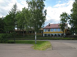 View of the village school