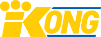 A large, gold K with a crown element in the upper left, same as in the KING-TV logo, plus the smaller letters O N G in yellow with blue lines top and bottom.