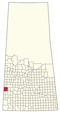 Location of the RM of Chesterfield No. 261 in Saskatchewan