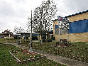 Sheridan Elementary School is on FM 2437 in Sheridan.