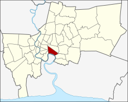 Khet location in Bangkok