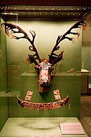 Deer mask for a Pazyryk horse (Tomb 1).[25]