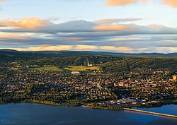 View of the town of Lillehammer