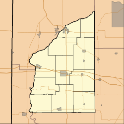 Stone Bluff is located in Fountain County, Indiana