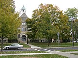 Lyceum Square, original site of the Lyceum Village and German Wallace College