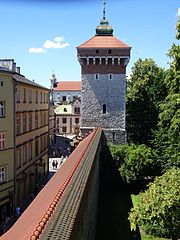St. Florian's Gate and the defensive walls