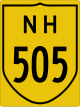 National Highway 505 shield}}