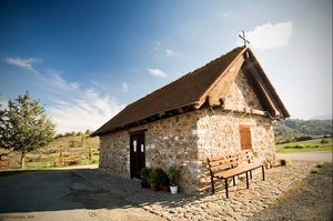 Lachni chapel in Klirou. (The place name derived from the Achaean tribe)