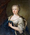 Self-portrait of Anna van Hannover in 1740
