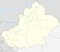 Kokdala is located in Xinjiang