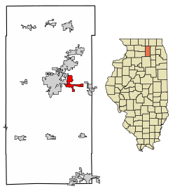 Location of Cortland in DeKalb County, Illinois.