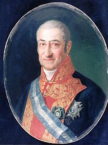 Portrait of Felipe Carlos Osorio y Castelví, conde de Cervellón, by Vicent López Portaña